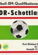 German Democratic Republic (East Germany) v Scotland  16-Nov-1983