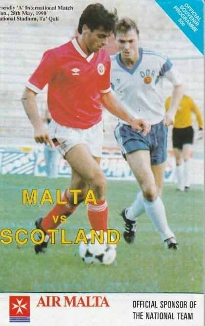 Malta v Scotland  28-May-1990