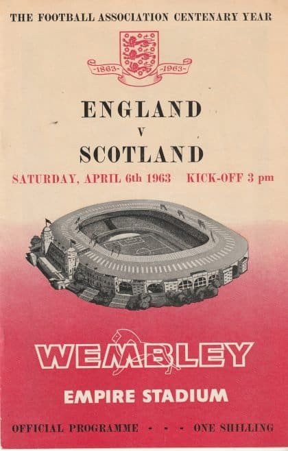 England v Scotland 06-Apr-1963