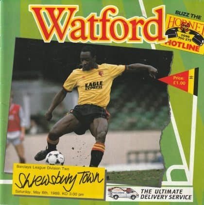 Watford v Shrewsbury Town 06-May-1989