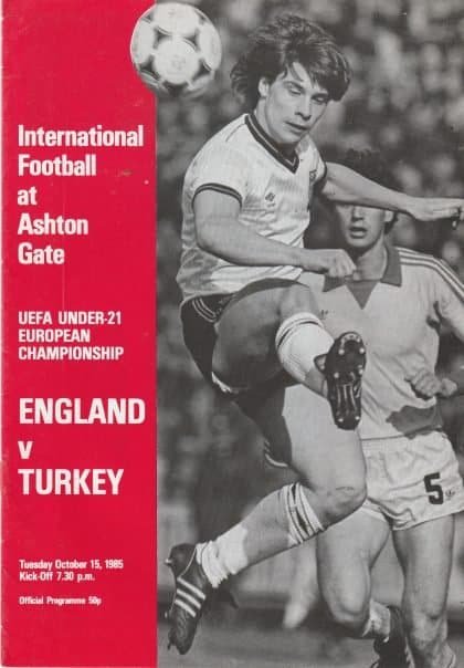 England u21 v Turkey u21    15-Oct-1985