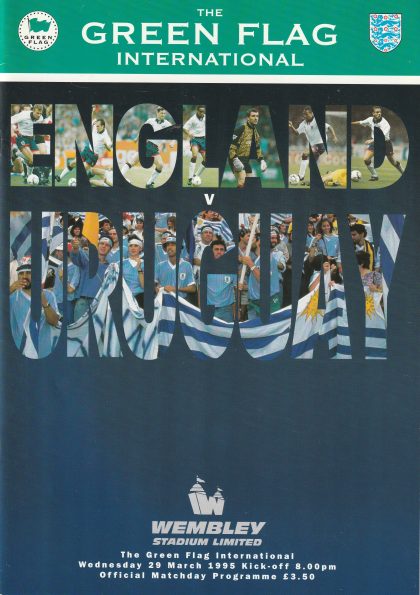 England v Uruguay  29-Mar-1995
