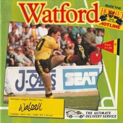 Watford v Walsall 18-Apr-1989
