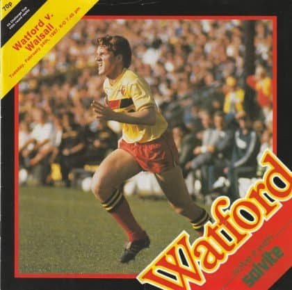 Watford v Walsall 24-Feb-1987