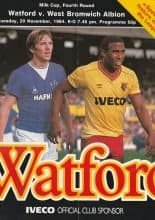 Watford v West Bromwich Albion 20-Nov-1984
