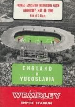 England v Yugoslavia  04-May-1966