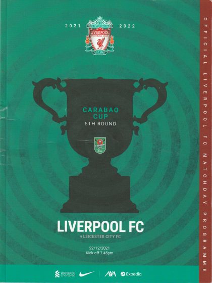 Liverpool v Leicester City 22-Dec-2021