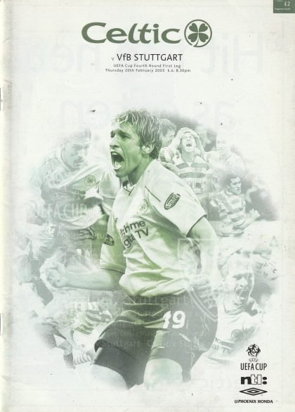 Glasgow Celtic v VFB Stuttgart  20-Feb-2003