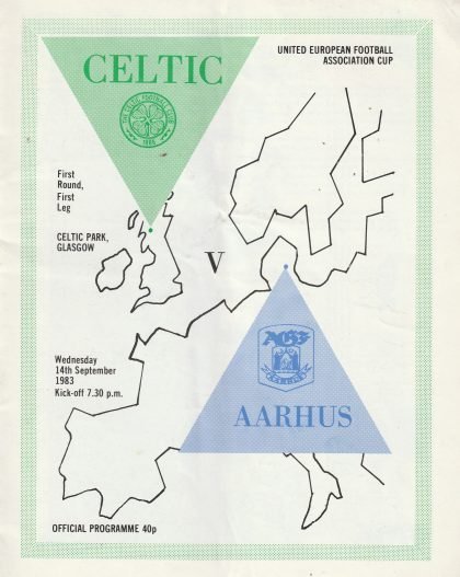 Glasgow Celtic v Aarhus 14-Sep-1983