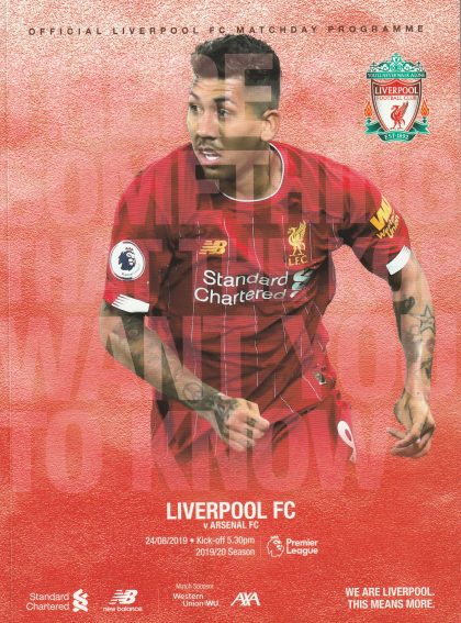 Liverpool v Arsenal 24-Aug-2019