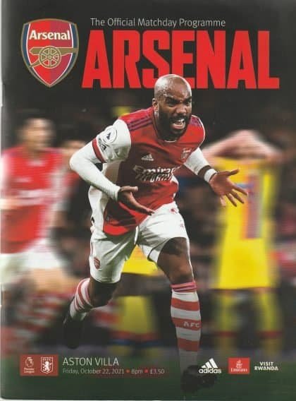 Arsenal v Aston Villa 22-Oct-2021