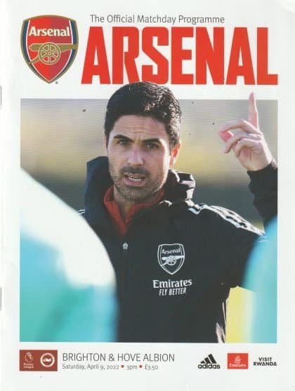 Arsenal v Brighton & Hove Albion  09-Apr-2022