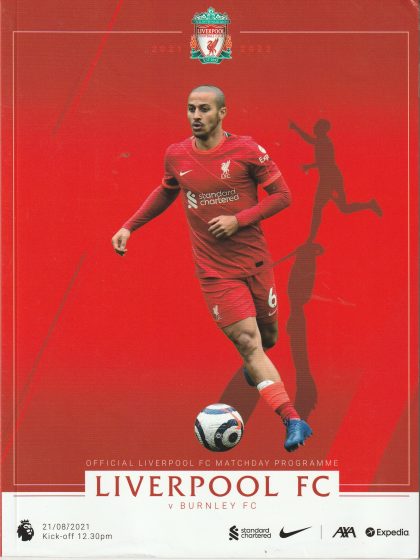 Liverpool v Burnley  21-Aug-2021
