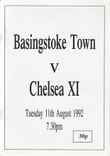 Basingstoke Town v Chelsea XI 11-Aug-1992