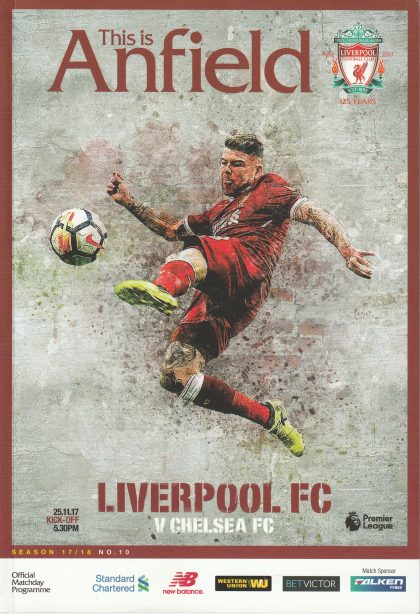 Liverpool v Chelsea   25-Nov-2017