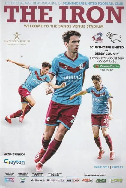 Scunthorpe United v Derby County  13-Aug-2019