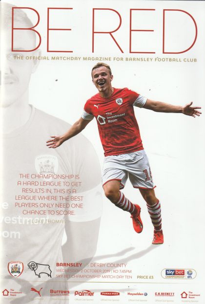 Barnsley v Derby County 02-Oct-2019
