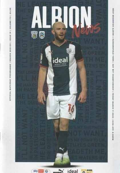 West Bromwich Albion v Huddersfield Town 11-Mar-2022