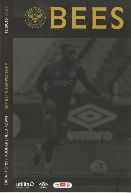 Brentford v Huddersfield Town 19-Sep-2020