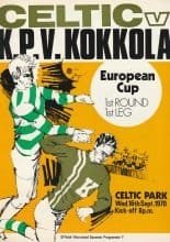 Glasgow Celtic v K.P.V. Kokkola   16-Sep-1970
