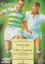 Glasgow Celtic v 1 FC Köln 30-Sep-1992