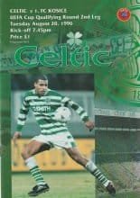 Glasgow Celtic v 1 FC Kosice   20-Aug-1996