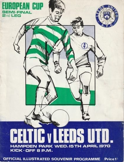 Glasgow Celtic v Leeds United 15-Apr-1970