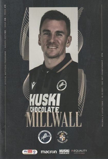 Millwall v Luton Town 16-Oct-2021
