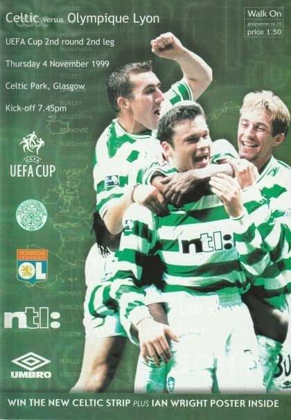 Glasgow Celtic v Olympique Lyonnais 04-Nov-1999