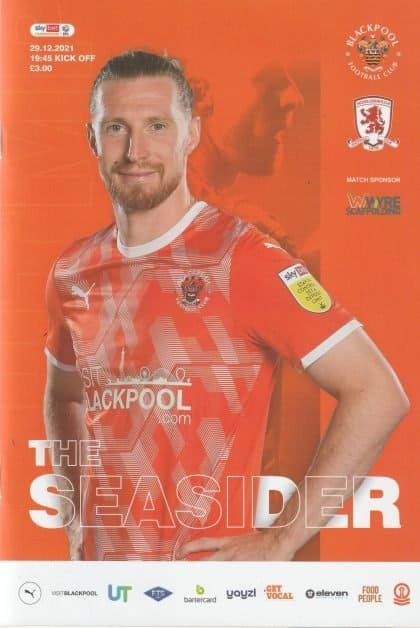 Blackpool v Middlesbrough 29-Dec-2021