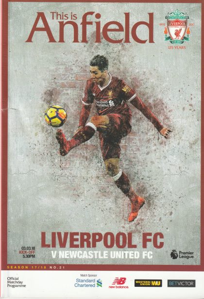 Liverpool v Newcastle United 03-Mar-2018