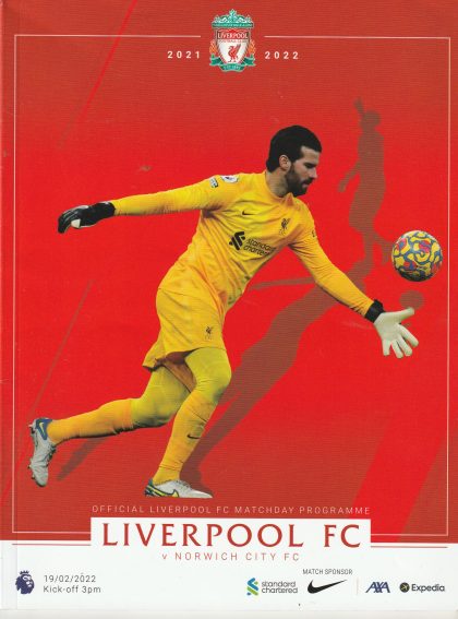 Liverpool v Norwich City 19-Feb-2022