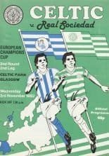 Glasgow Celtic v Real Sociedad  03-Nov-1982