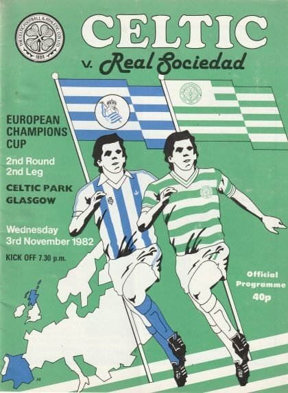 Glasgow Celtic v Real Sociedad  03-Nov-1982