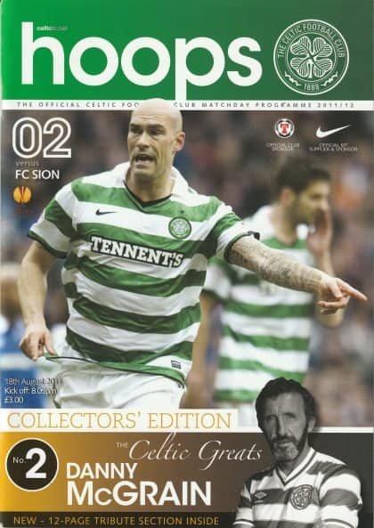 Glasgow Celtic v FC Sion 18-Aug-2011