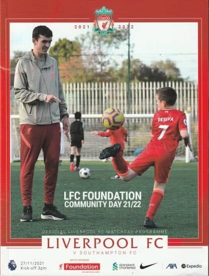 Liverpool v Southampton  27-Nov-2021