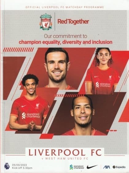 Liverpool v West Ham United 05-Mar-2022