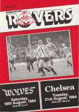 Doncaster Rovers v Chelsea  21-Aug-1984