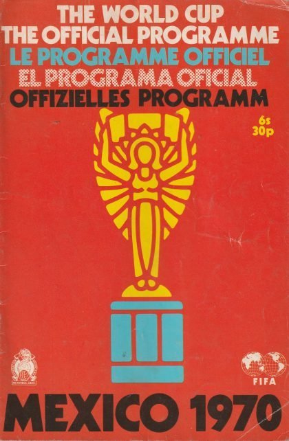 Official World Cup Tournament programme 1970 - English language edition