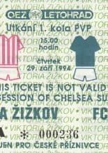 Viktoria Žižkov v Chelsea 29-Sep-1994