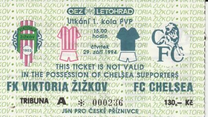 Viktoria Žižkov v Chelsea 29-Sep-1994