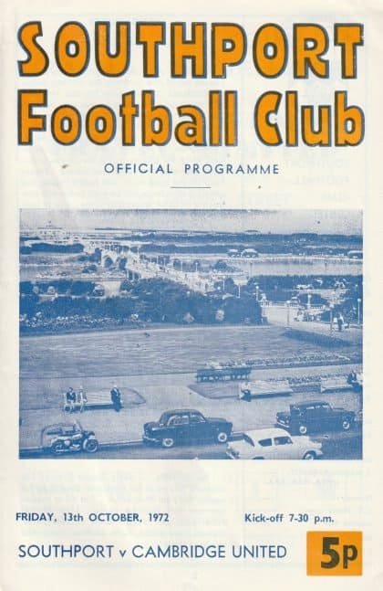 Southport v Cambridge United  13-Oct-1972