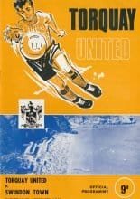 Torquay United v Swindon Town  21-Dec-1968