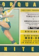 Torquay United v Birmingham City  24-Mar-1992