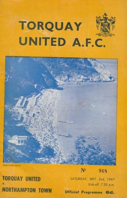 Torquay United v Northampton Town 02-Sep-1967