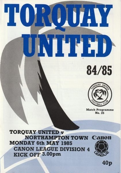 Torquay United v Northampton Town 06-May-1985
