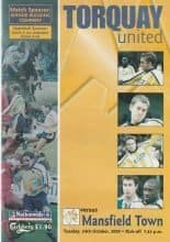 Torquay United v Mansfield Town 24-Oct-2000