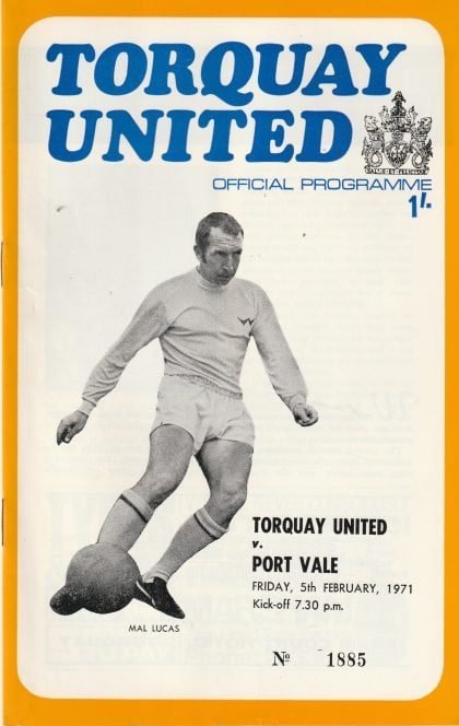 Torquay United v Port Vale 05-Feb-1971