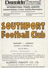 Southport v Aldershot 01-Sep-1973