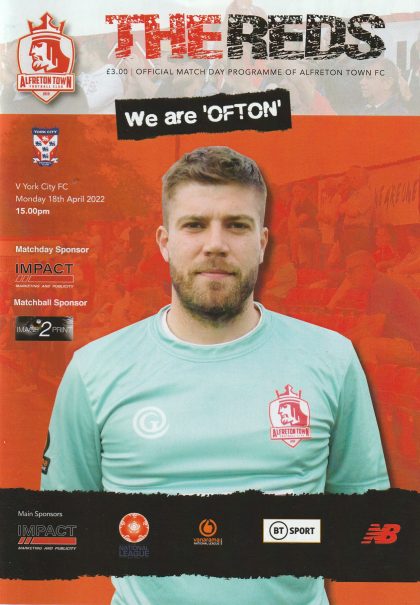 Alfreton Town v York City 18-Apr-2022